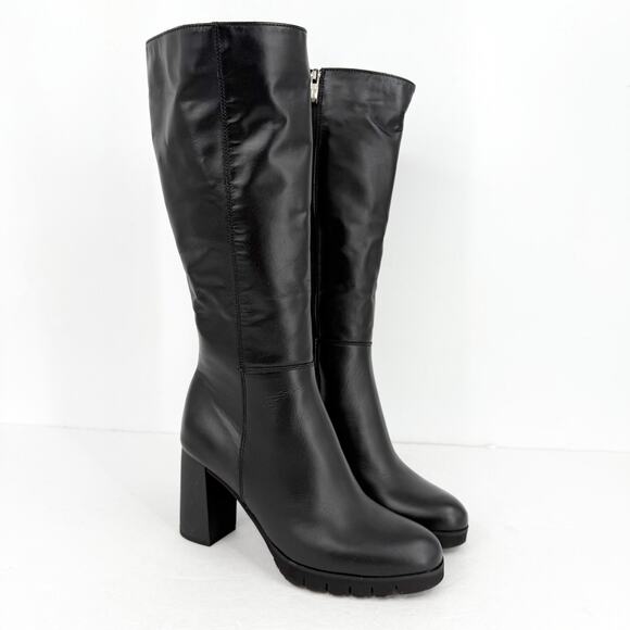 La Canadienne Womens Miles Knee High Boots US 8.5 M Black Leather NWOB - Picture 5 of 12